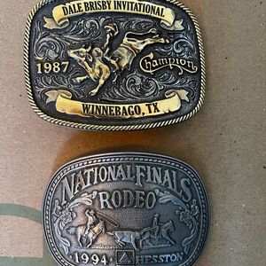 Dale Brisby Western Rodeo Belt Buckles